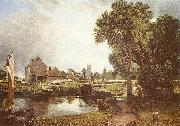 John Constable Schleuse und Muhle in Dedham painting